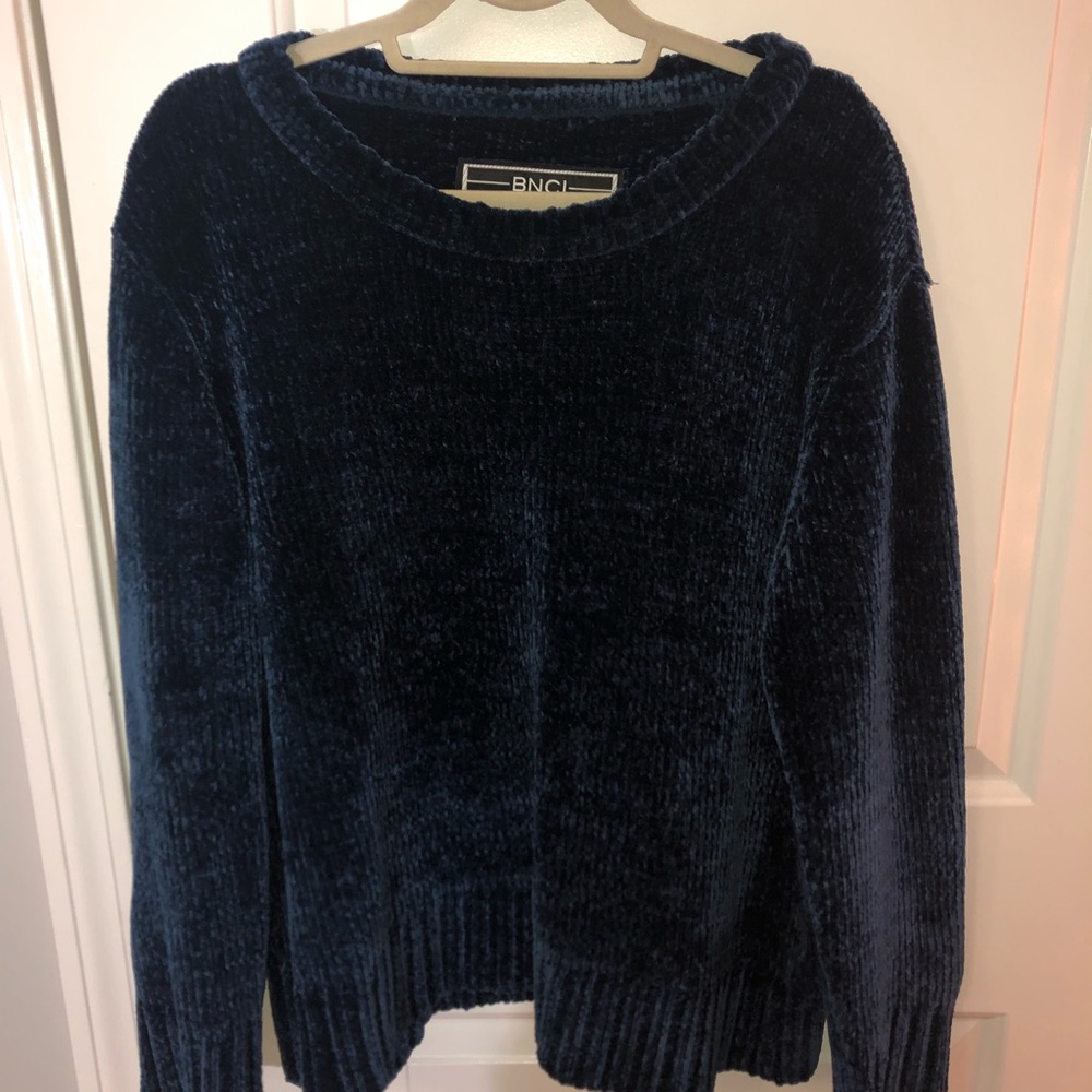 Soft, blue sweater
